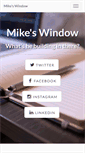 Mobile Screenshot of mikeswindow.com